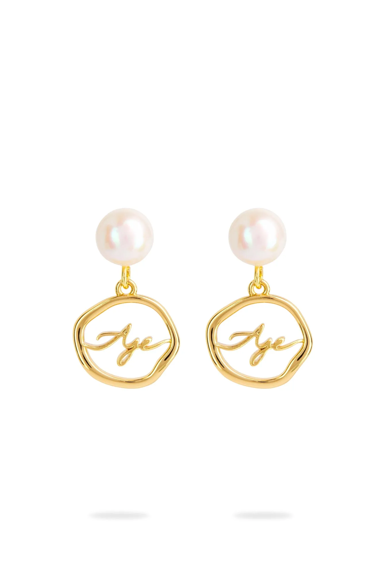 Fleur Pearl Drop Earring sold by Aje