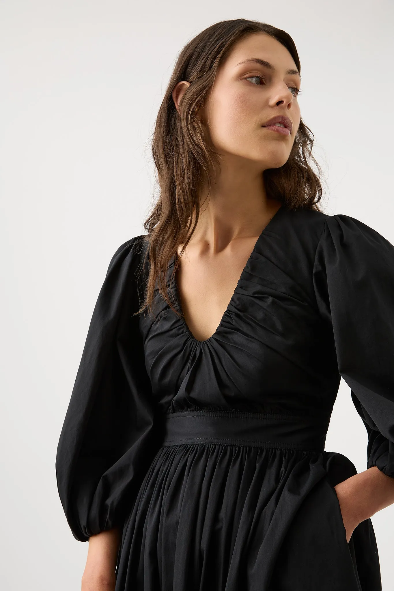 Audrey Waisted Midi Dress sold by Aje product image thumbnail 5