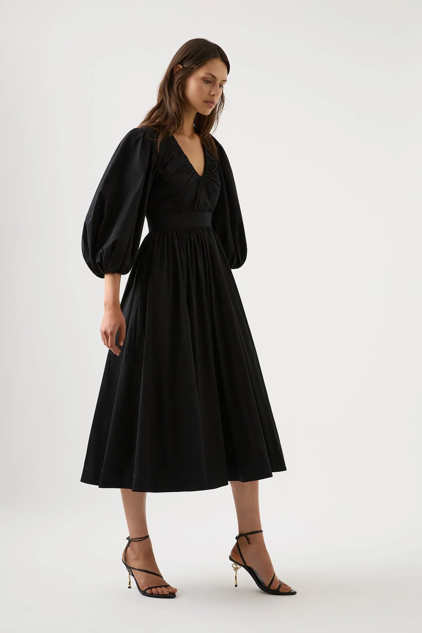 Audrey Waisted Midi Dress sold by Aje product image thumbnail 3