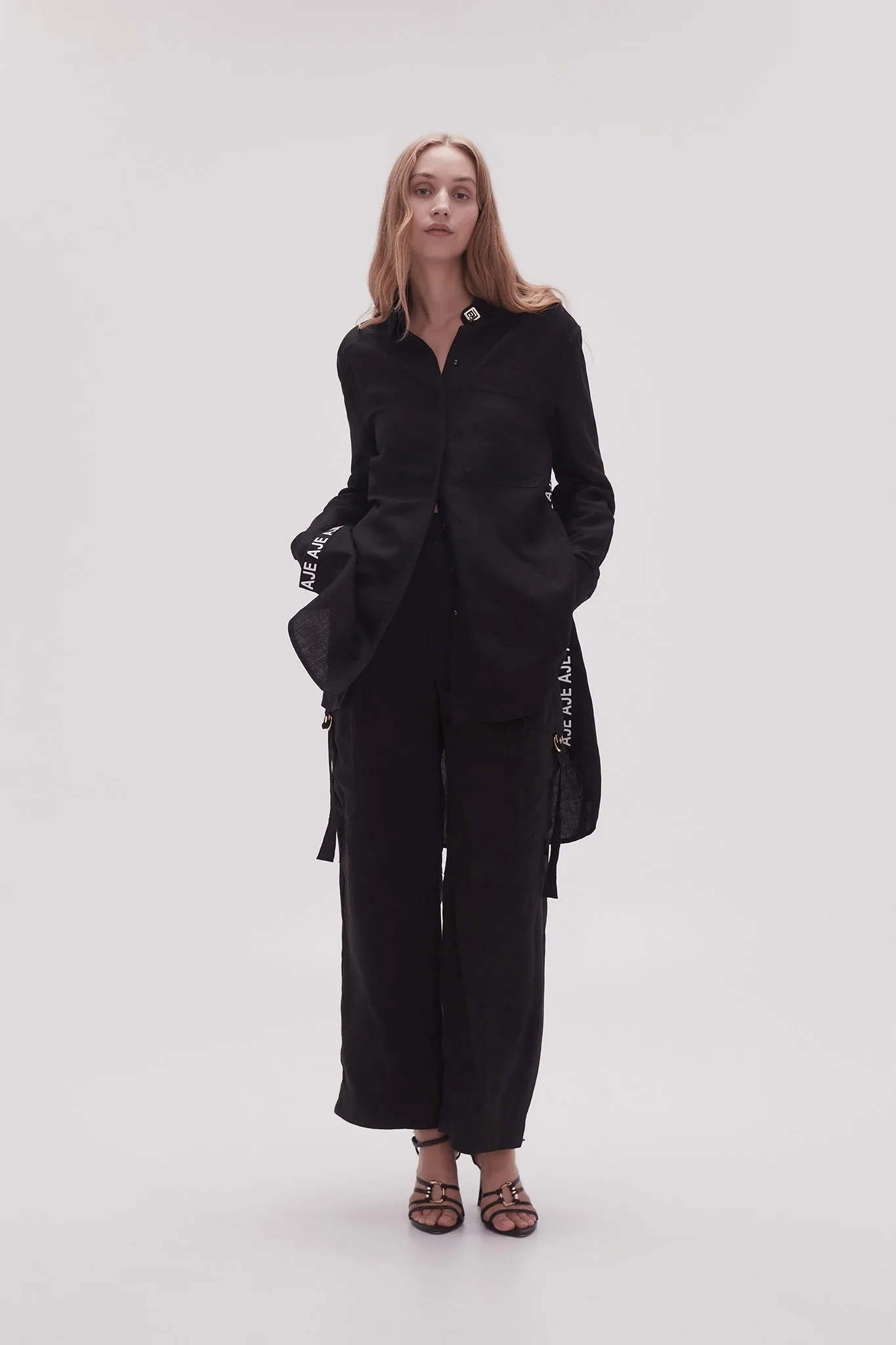 Maggie Logo Split Shirt sold by Aje product image thumbnail 3