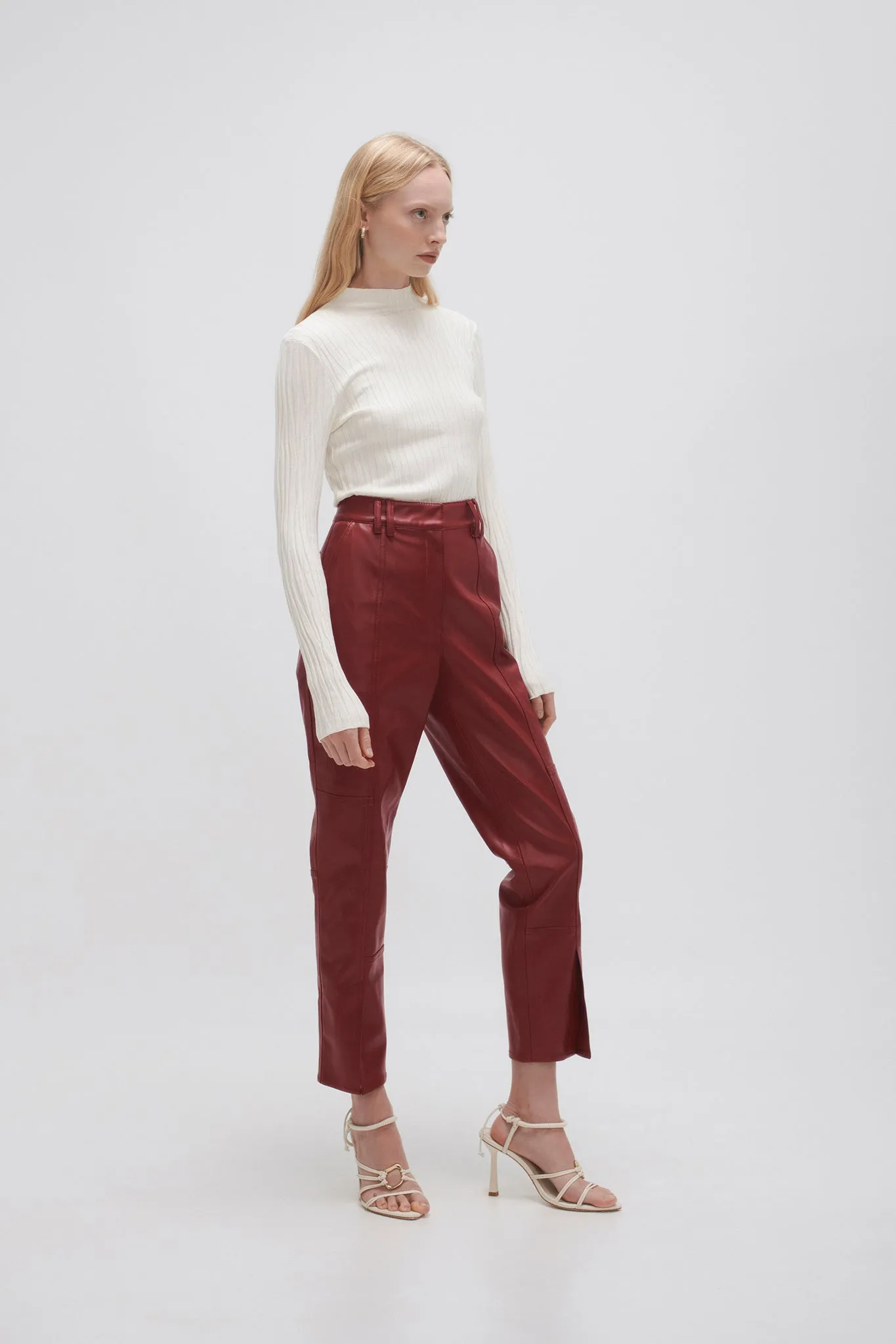 River Vegan Leather Pant sold by Aje product image thumbnail 4