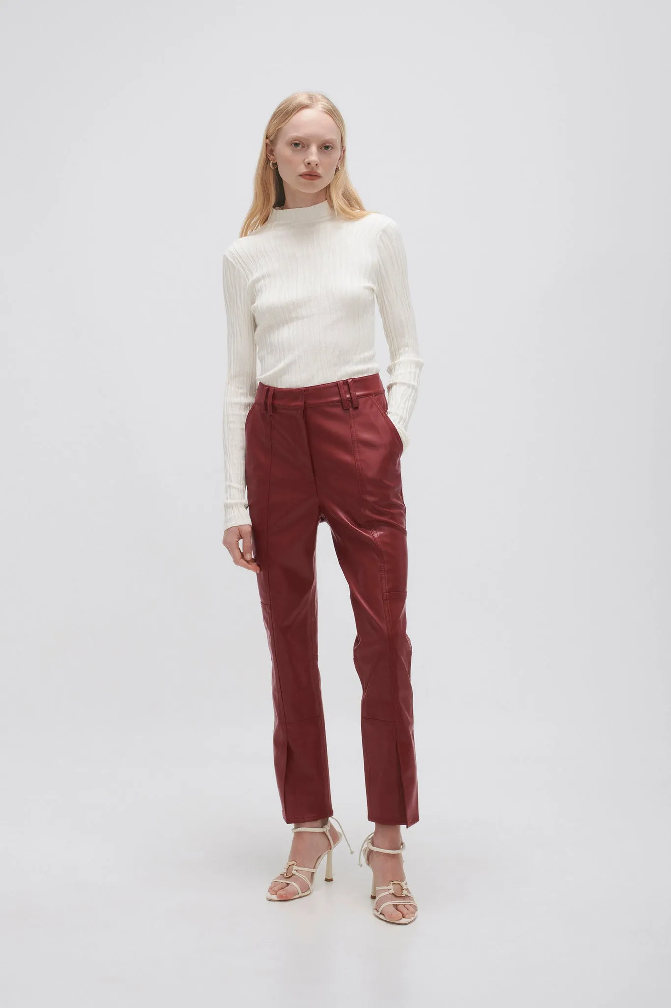 River Vegan Leather Pant sold by Aje product image thumbnail 3