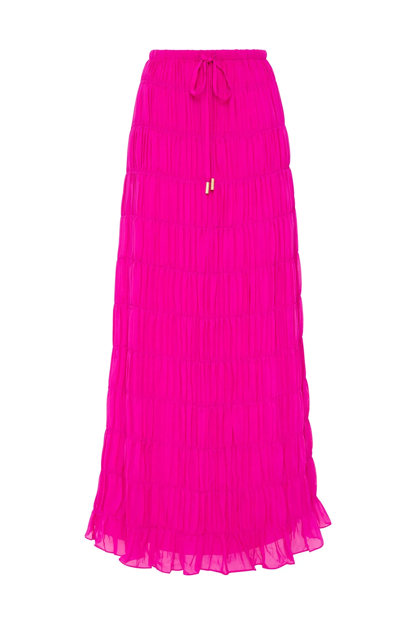 Rosewood Ruched Maxi Skirt sold by Aje product image thumbnail 2