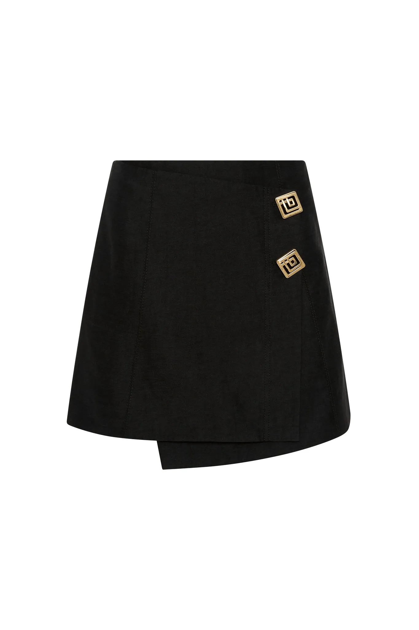 Realm Wrap Front Mini Skirt sold by Aje product image thumbnail 2