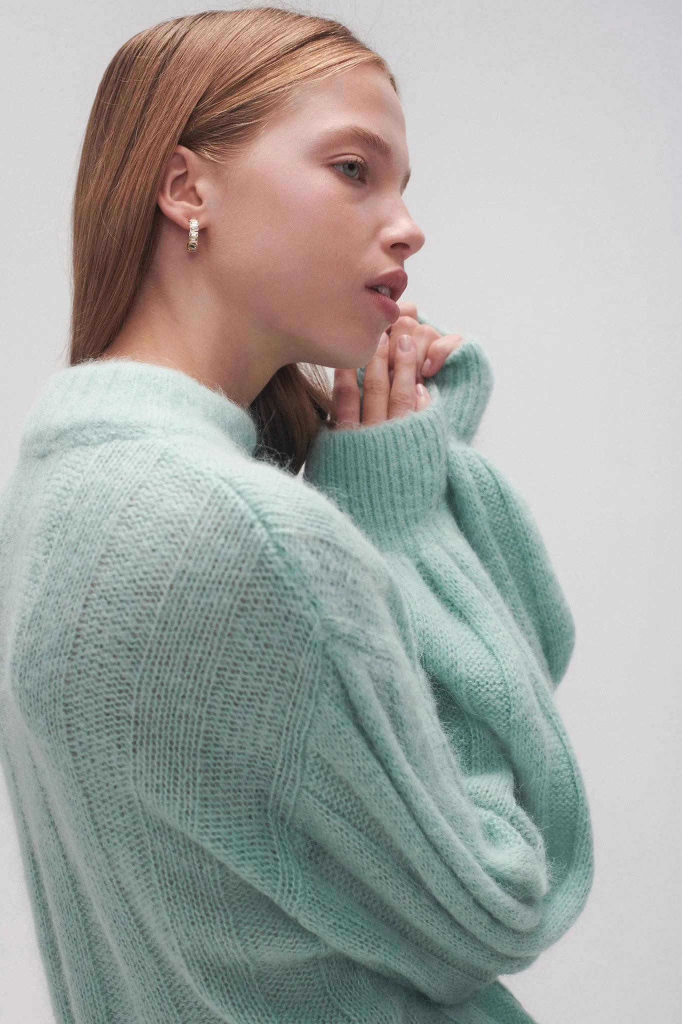 Banksia Wide Rib Jumper sold by Aje product image thumbnail 4