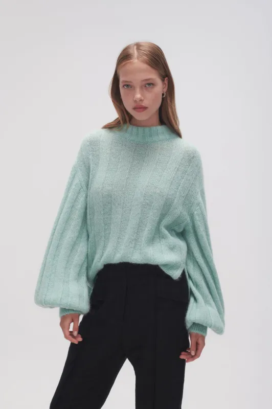 Banksia Wide Rib Jumper sold by Aje
