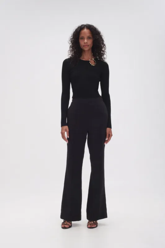 Crescent Knit Crop Top made by Aje