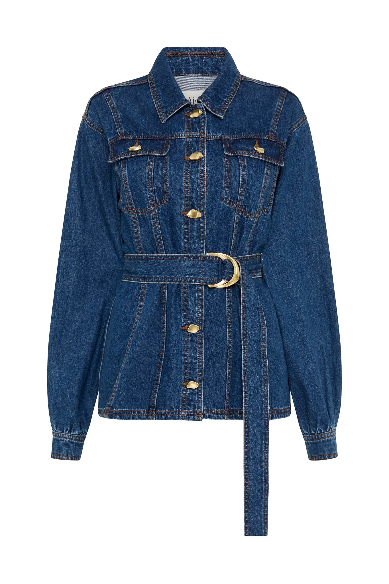 Colorado Belted Denim Shirt sold by Aje product image thumbnail 2