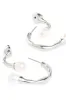 Ramona Pearl Bar Hoop sold by Aje