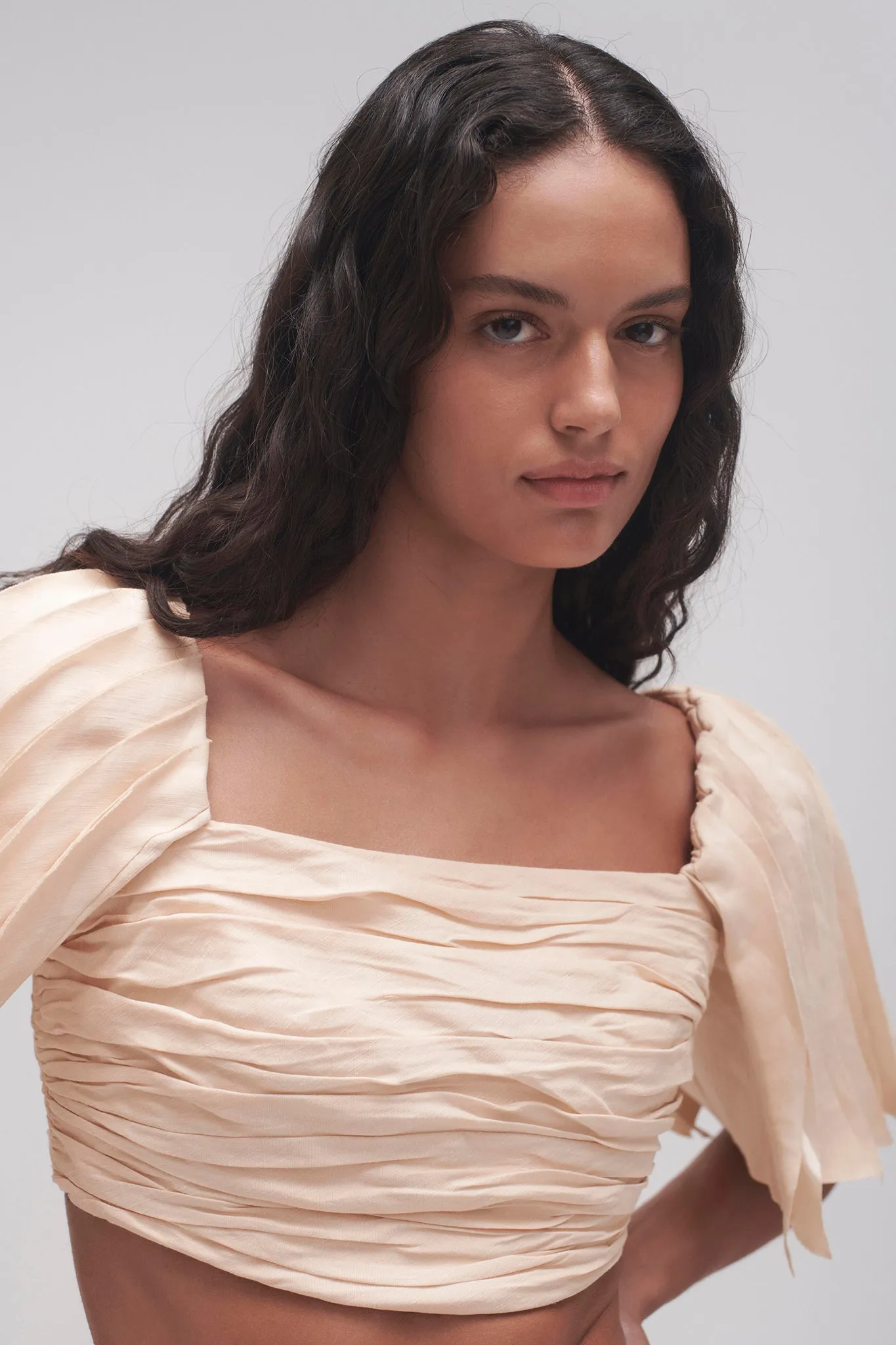 Cari Ruched Crop Top sold by Aje product image thumbnail 4