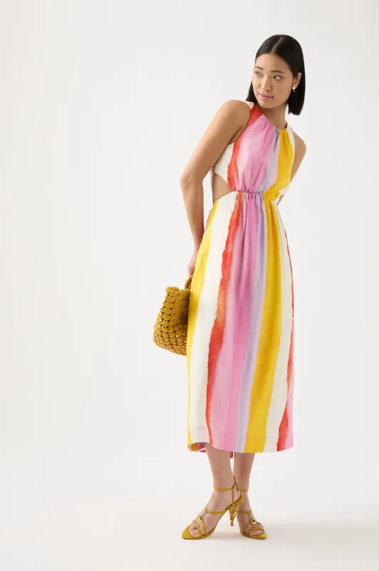 Imagination Cut Out Midi Dress sold by Aje
