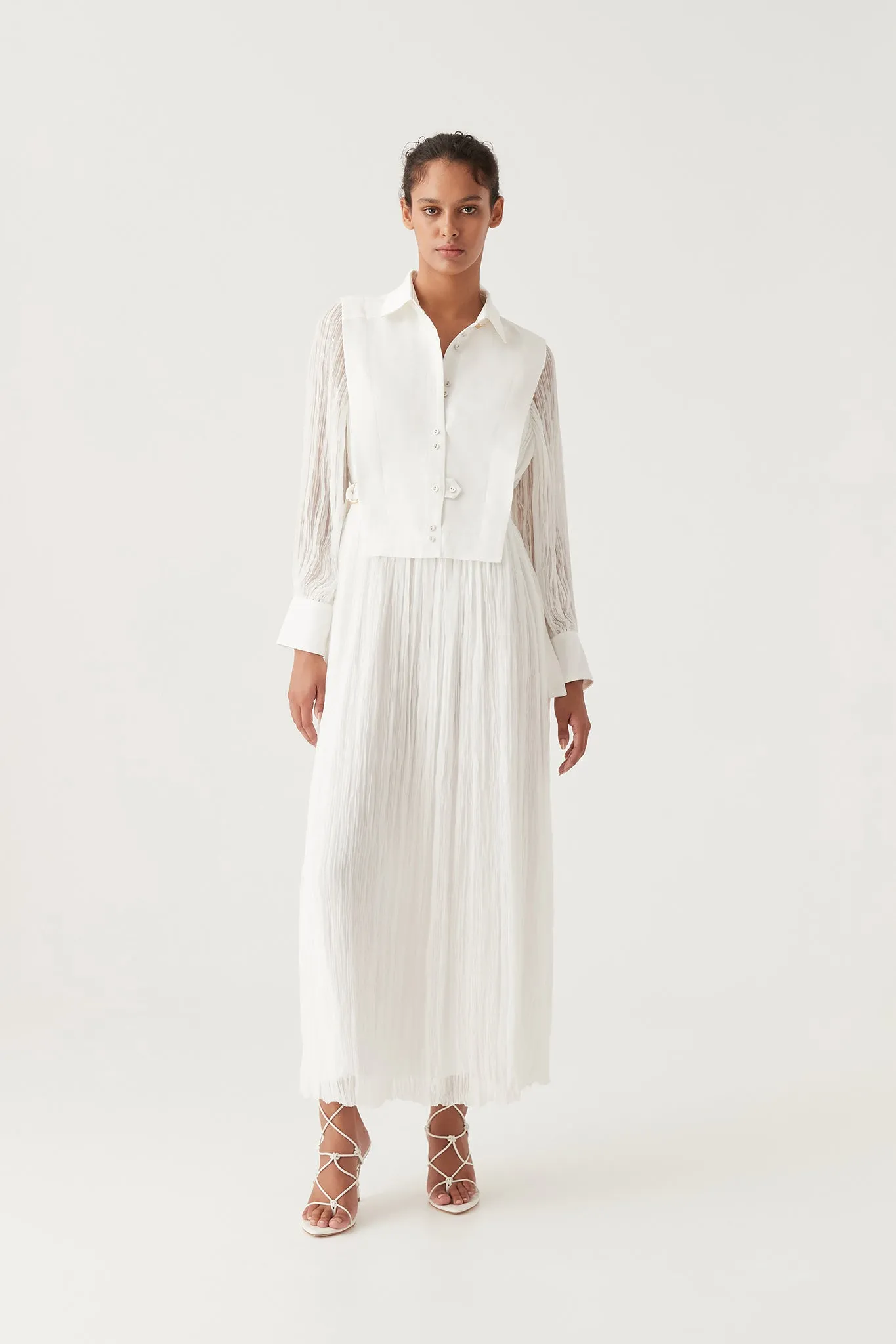 Aeriel Bib Front Maxi Dress sold by Aje product image thumbnail 3