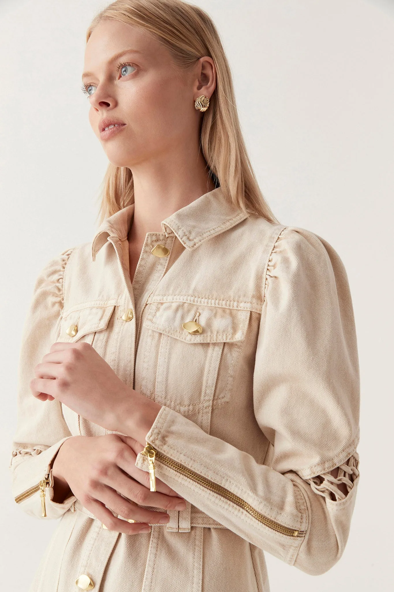 Effie Braided Denim Mini Dress sold by Aje product image thumbnail 4
