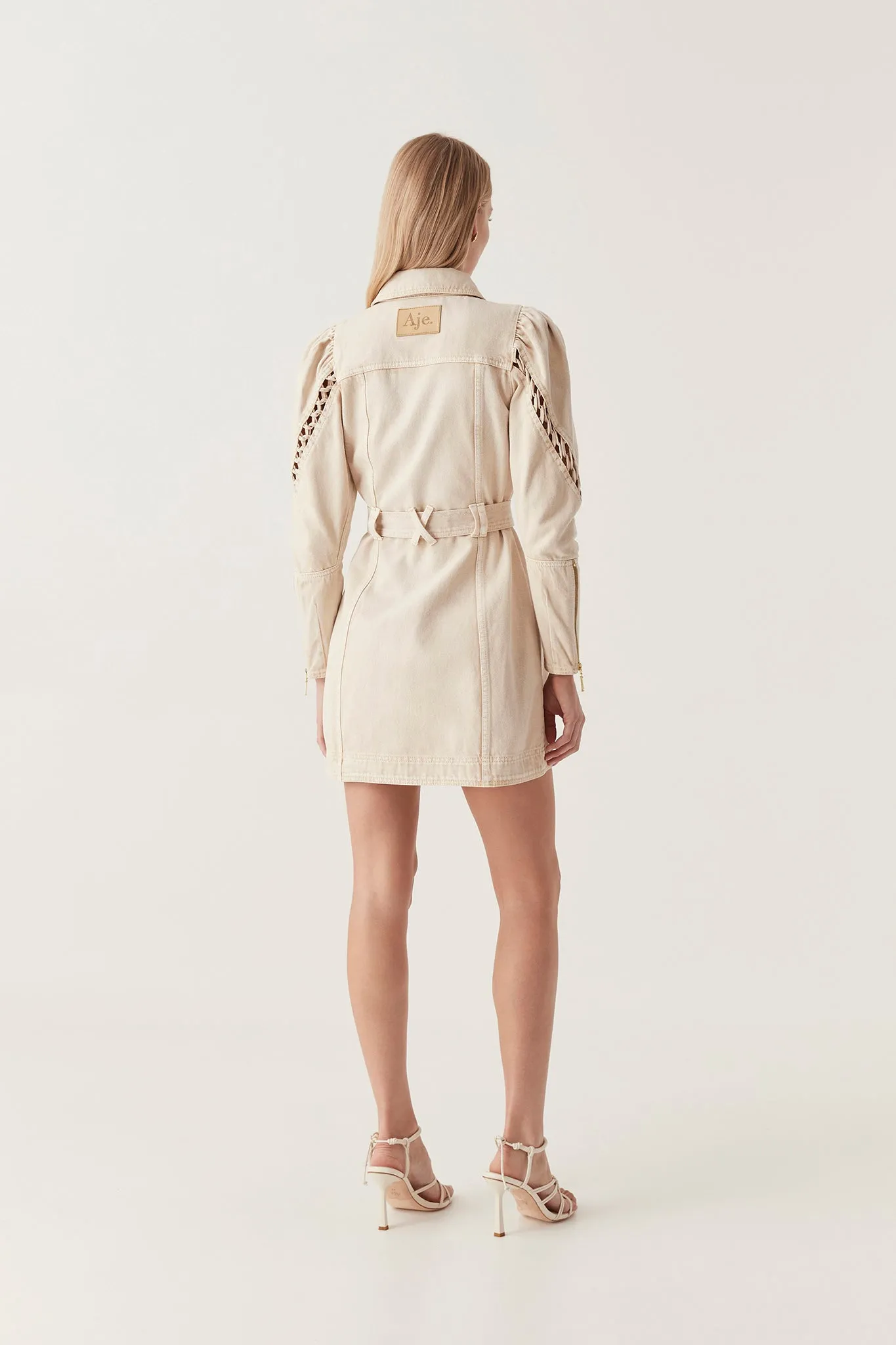Effie Braided Denim Mini Dress sold by Aje product image thumbnail 5