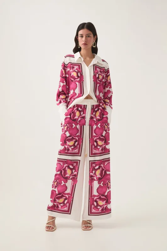 Atomic Silk Relaxed Pant sold by Aje