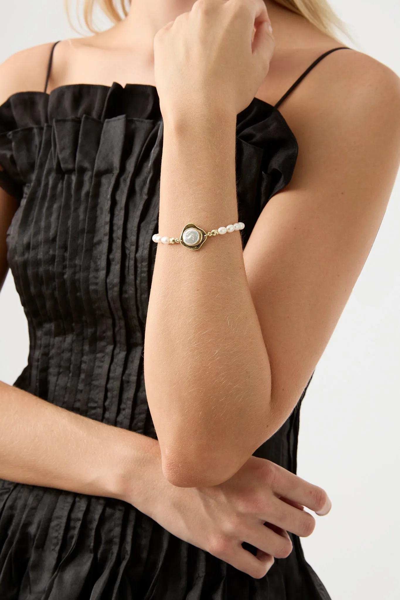 Renee Pearl Bracelet sold by Aje product image thumbnail 2