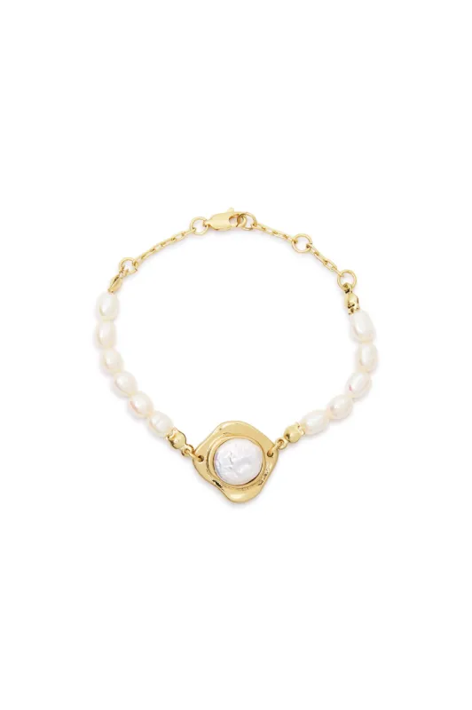 Renee Pearl Bracelet sold by Aje