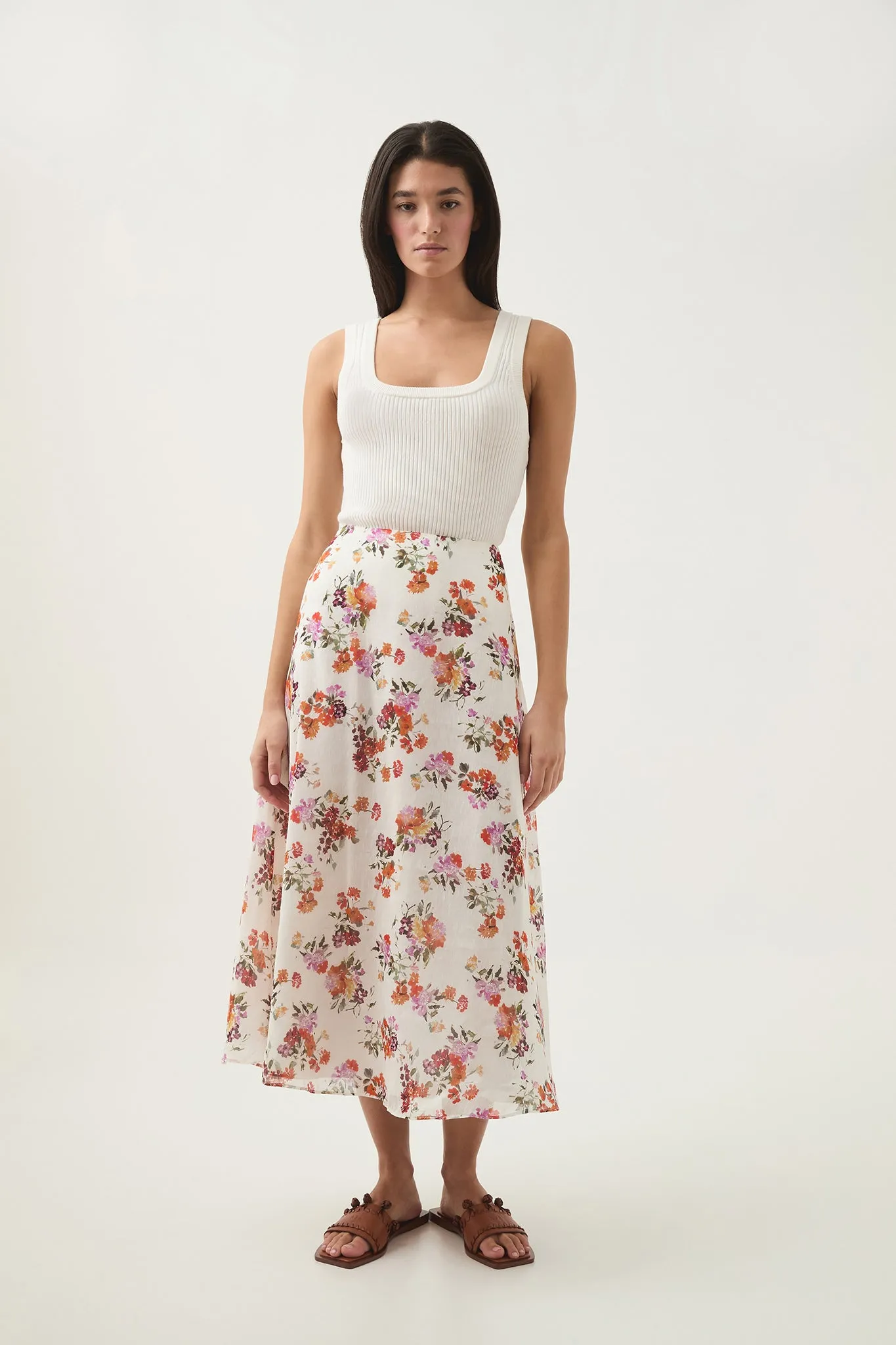 Cyma Circular Midi Skirt sold by Aje product image thumbnail 3