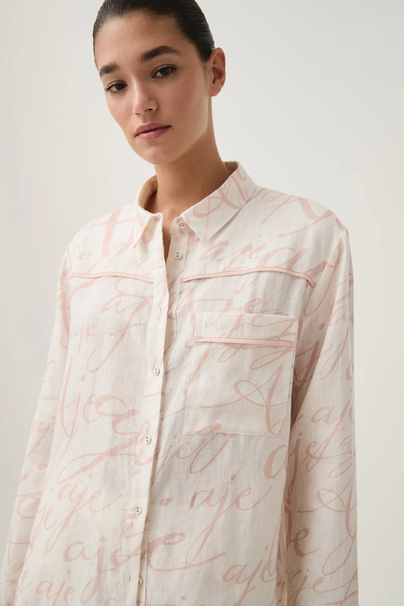 Enra Linen Pyjama Set sold by Aje product image thumbnail 4