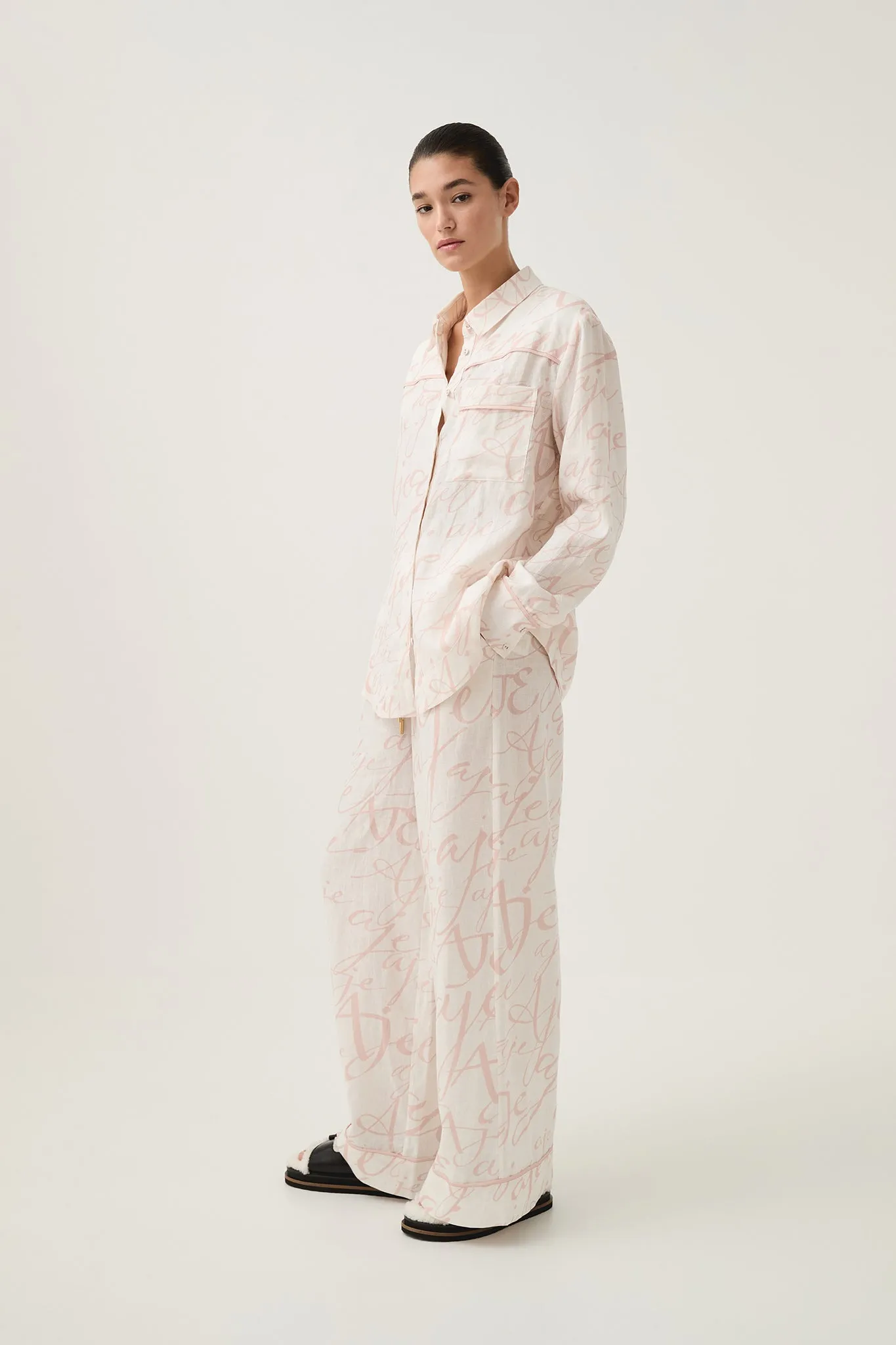 Enra Linen Pyjama Set sold by Aje product image thumbnail 5