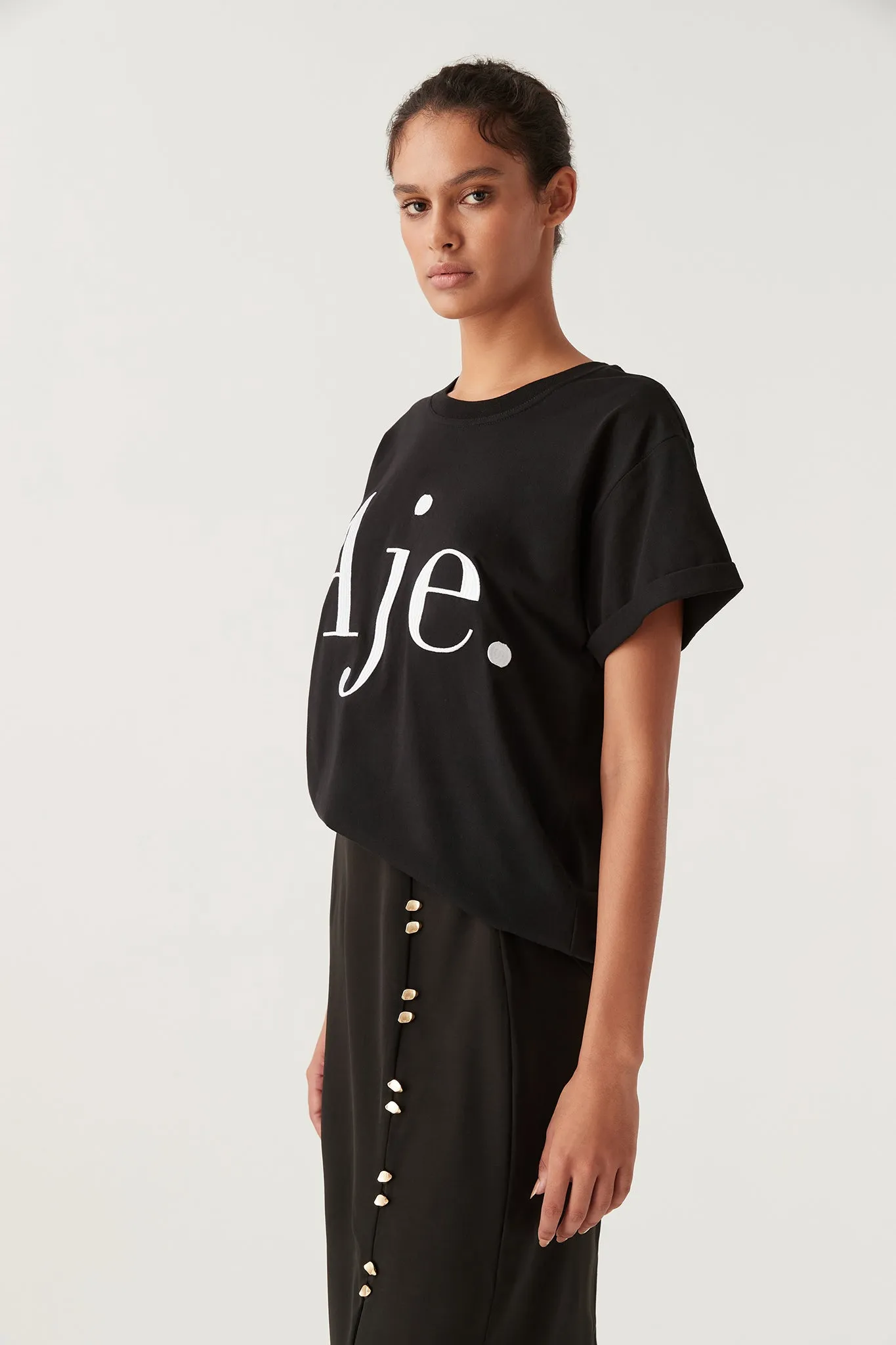 Alice Embroidered Logo Tee sold by Aje product image thumbnail 5