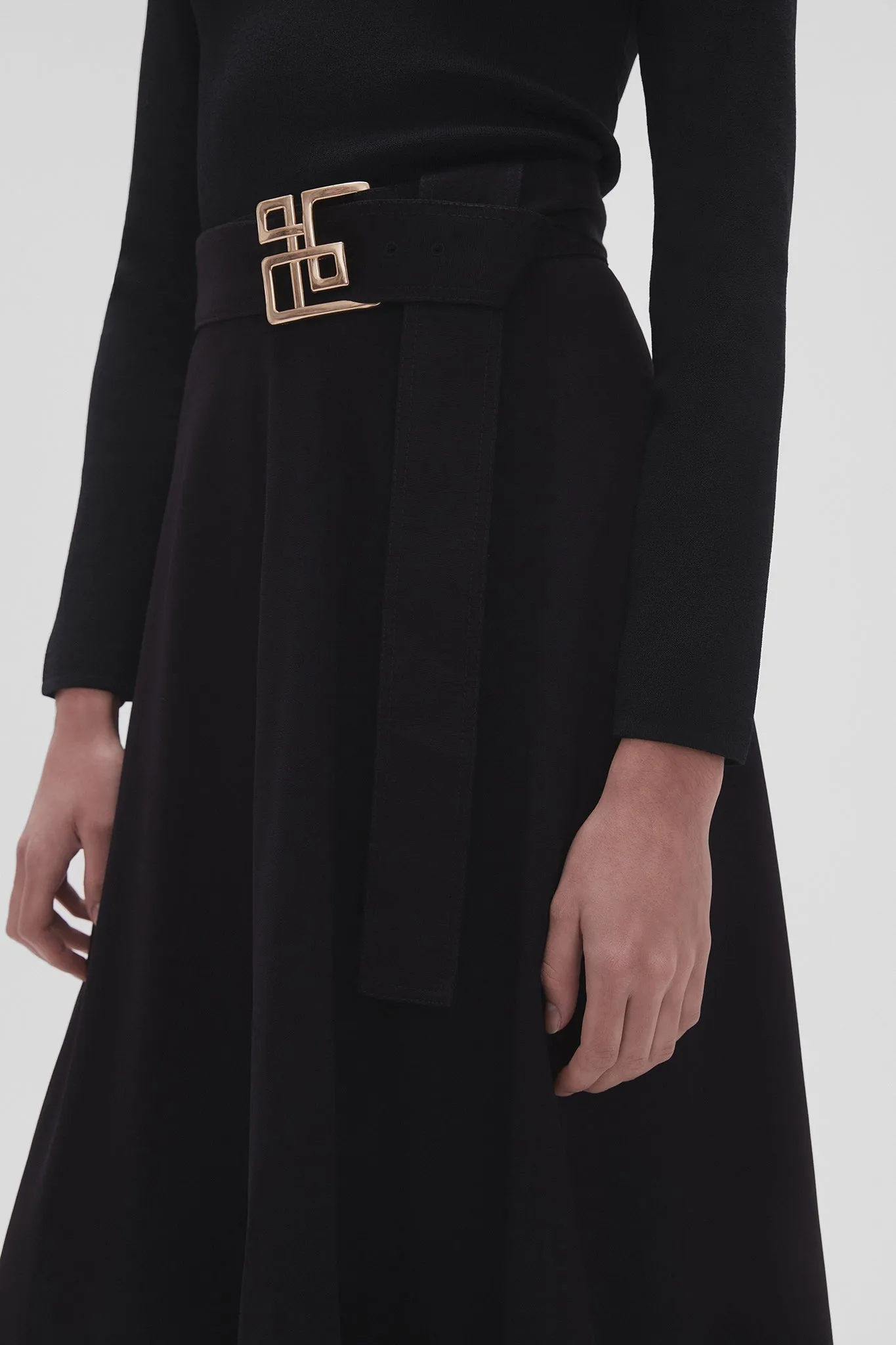 Perspective Belted Midi Skirt sold by Aje product image thumbnail 4