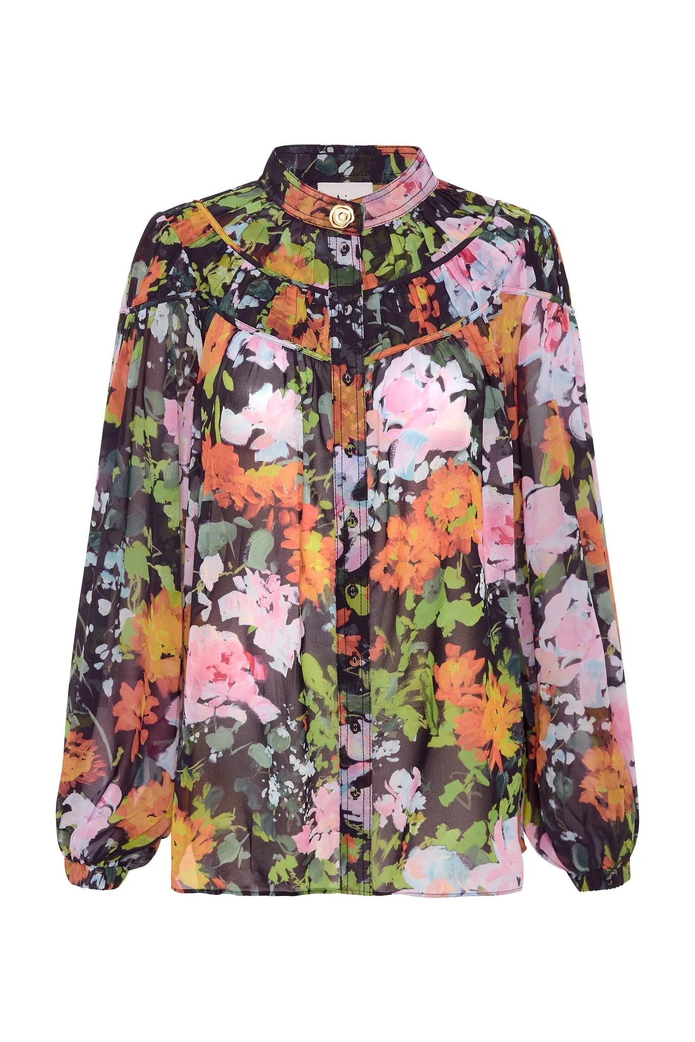 Nellie Ruched Swing Blouse sold by Aje product image thumbnail 2