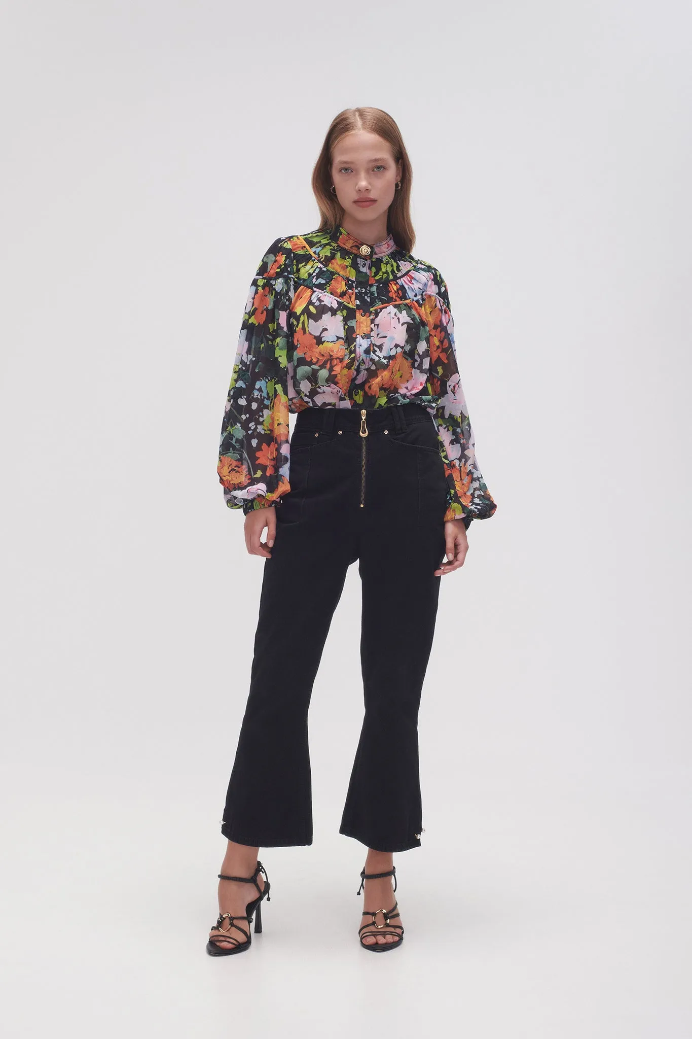 Nellie Ruched Swing Blouse sold by Aje product image thumbnail 3