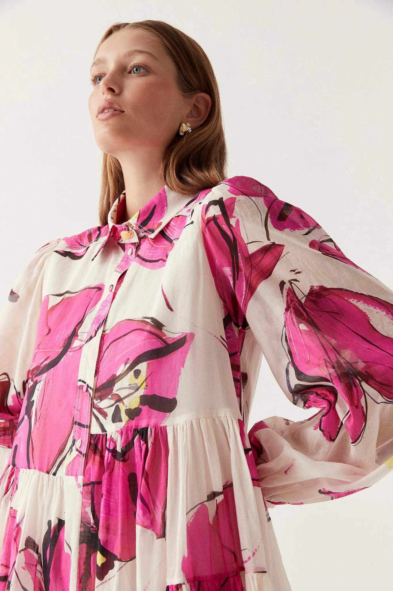 Georgia Smock Mini Dress sold by Aje product image thumbnail 4