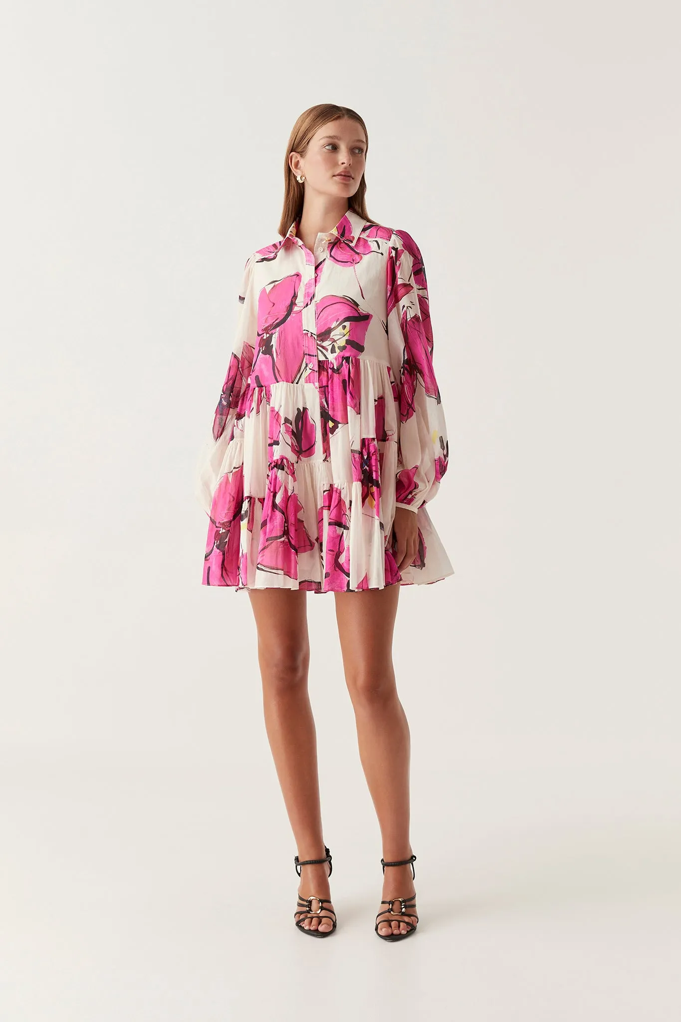 Georgia Smock Mini Dress sold by Aje