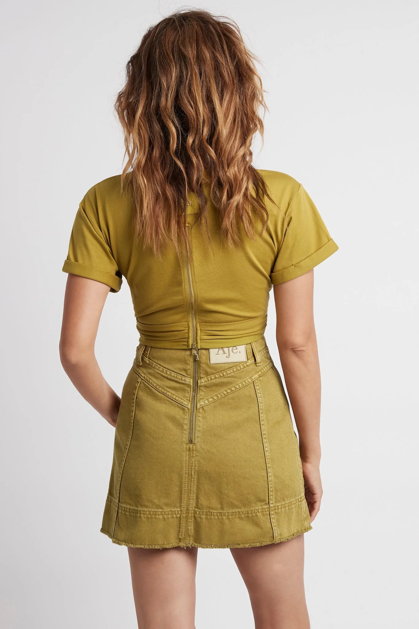 Triada Denim Mini Skirt sold by Aje product image thumbnail 5