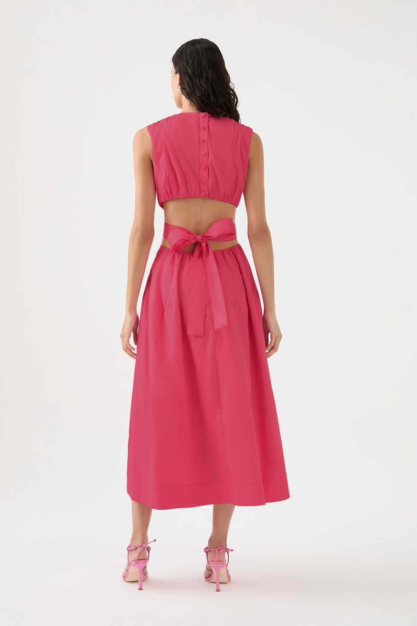 Zorina Tie Midi Dress sold by Aje product image thumbnail 5