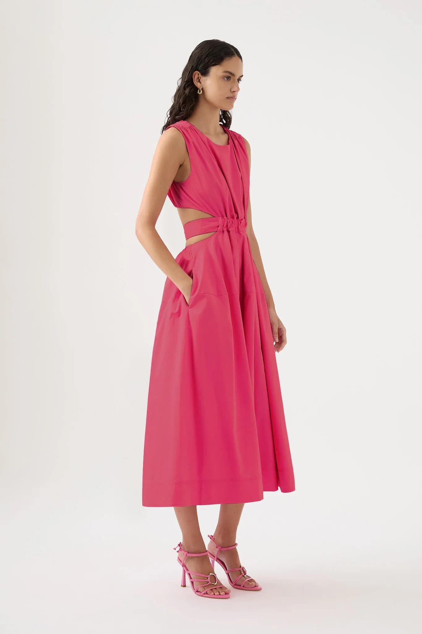Zorina Tie Midi Dress sold by Aje product image thumbnail 3