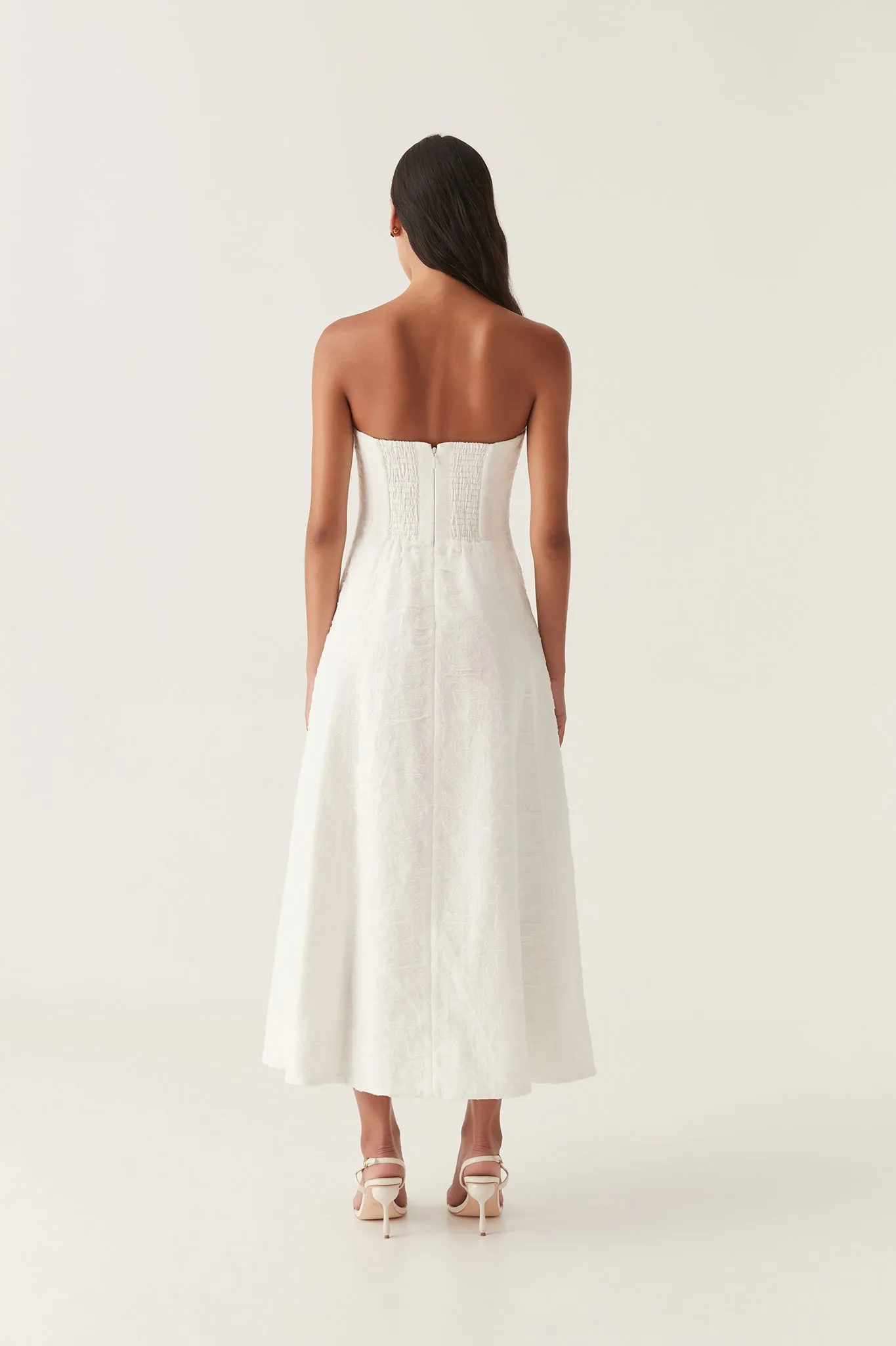 Vibration Jacquard Midi Dress sold by Aje product image thumbnail 5