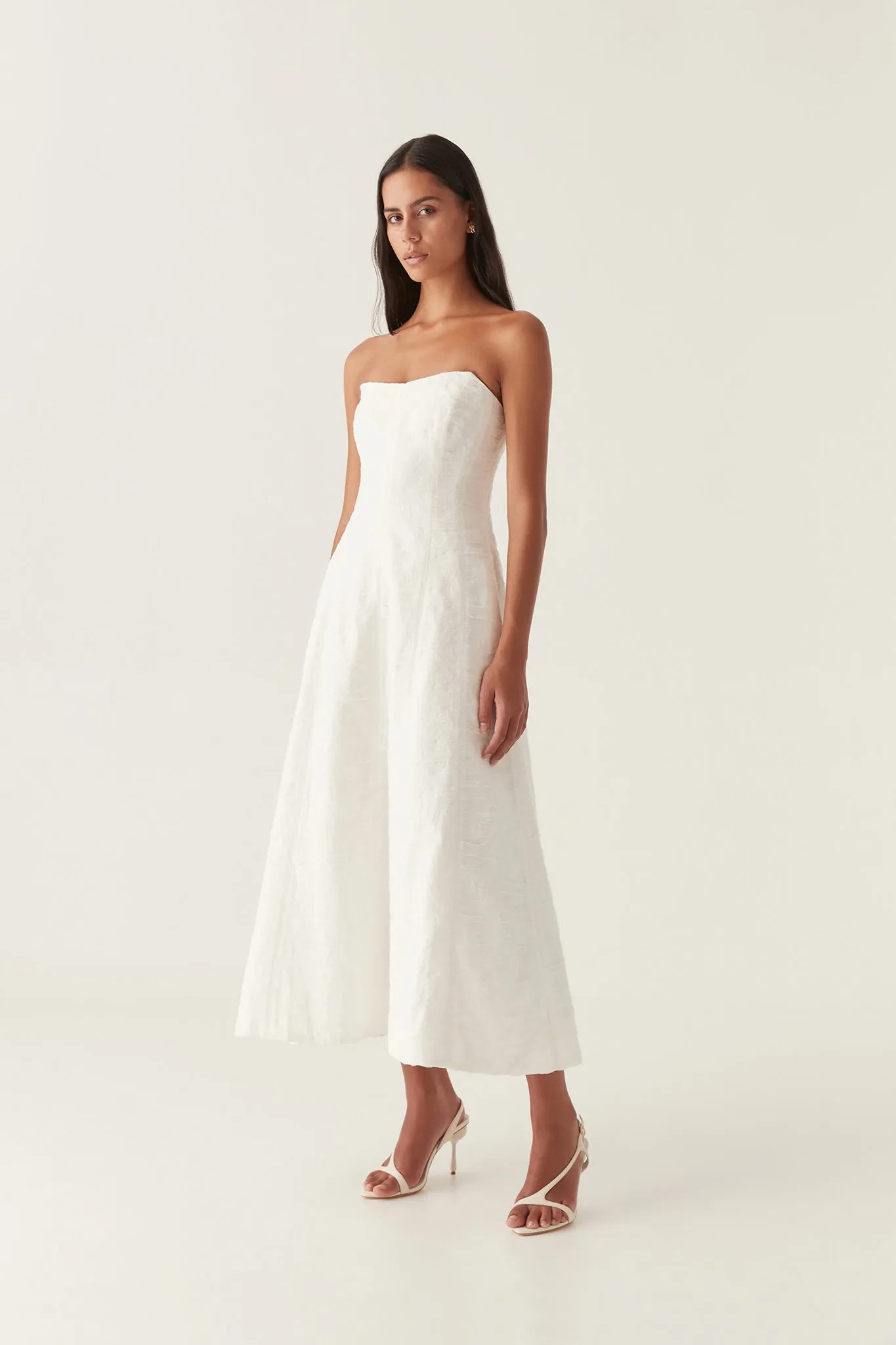 Vibration Jacquard Midi Dress sold by Aje product image thumbnail 3