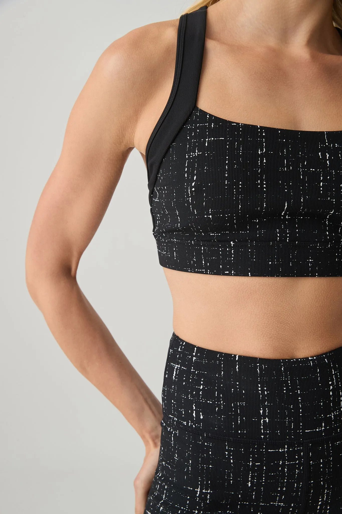 Crossback Tweed Sports Bra 329 sold by Aje product image thumbnail 4