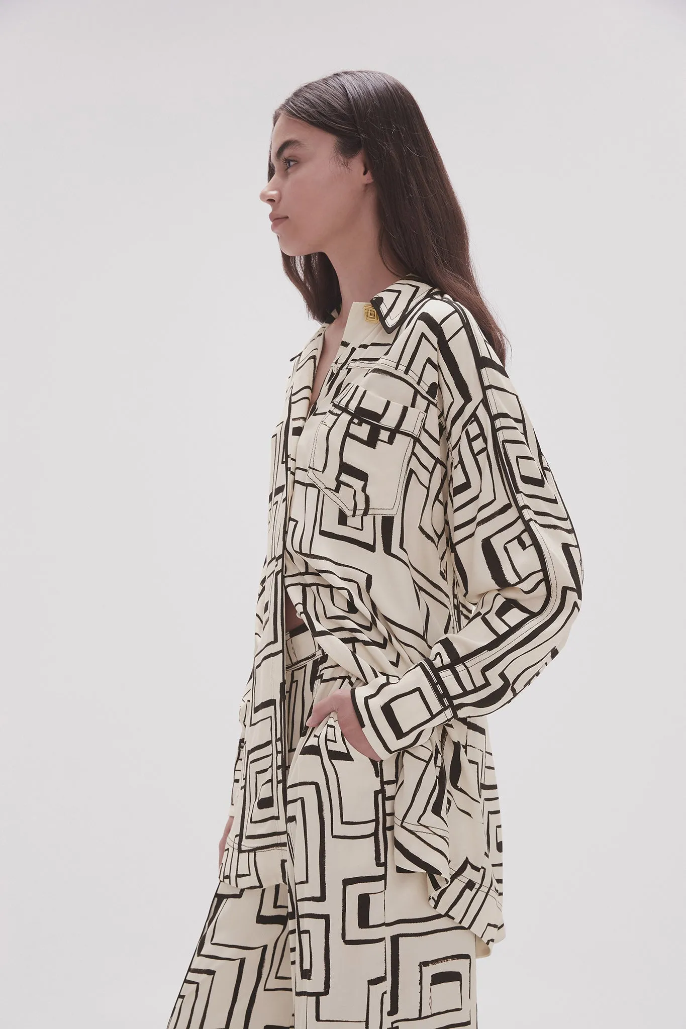 Vortex Belted Shirt sold by Aje product image thumbnail 5