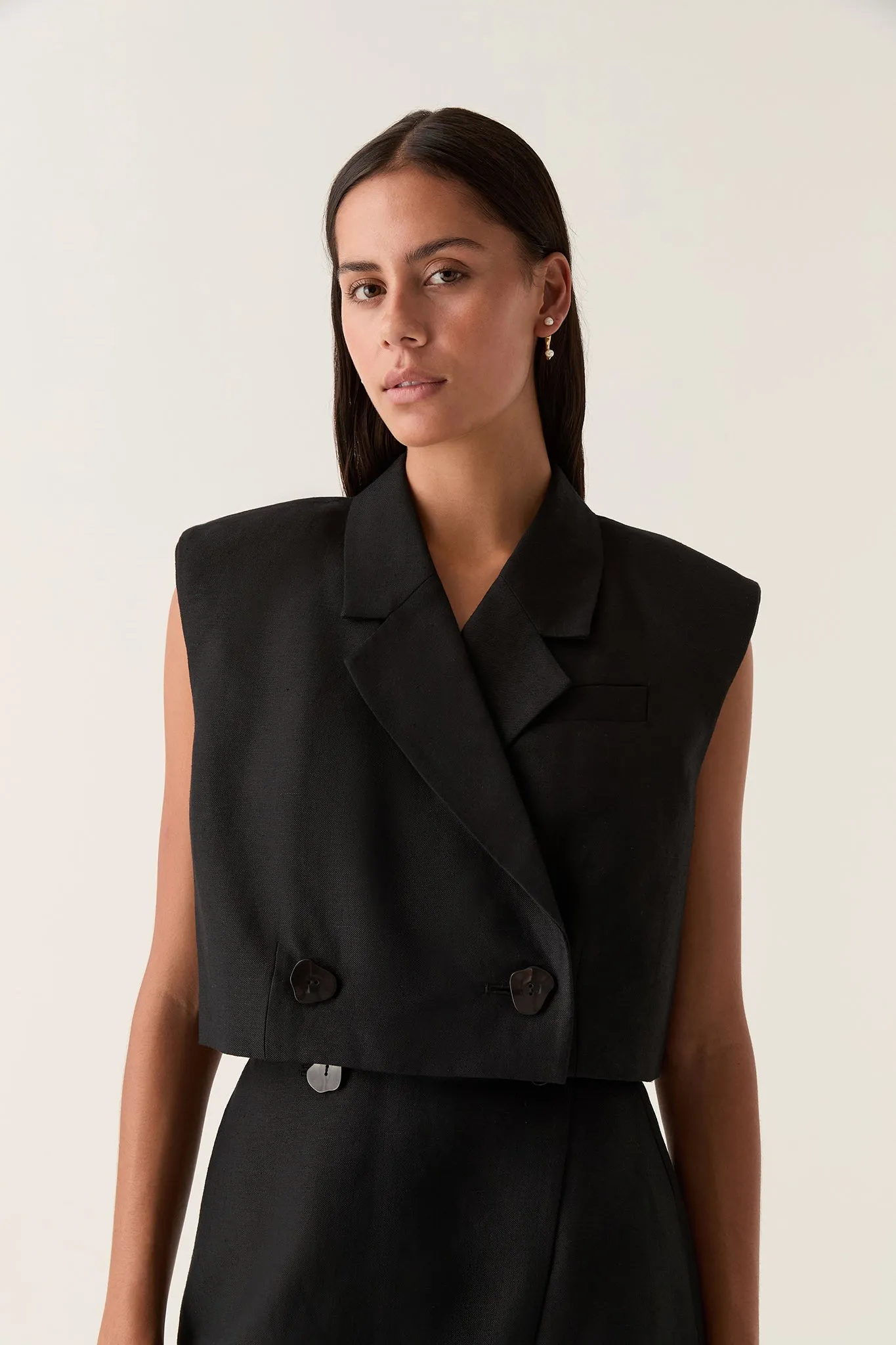 Flight Oversized Crop Vest sold by Aje product image thumbnail 3