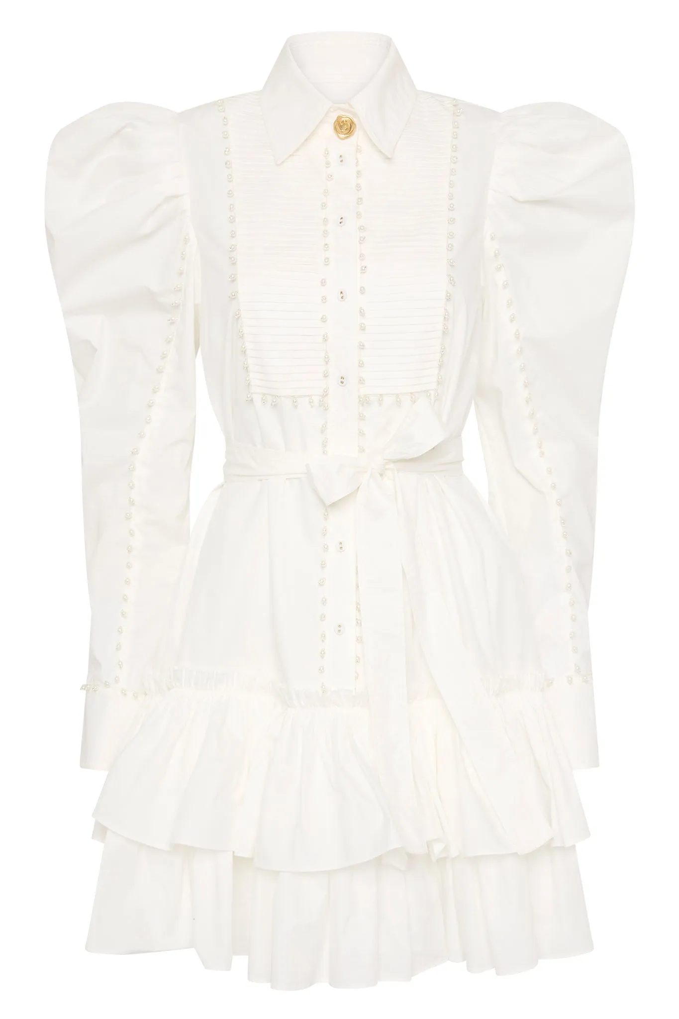 Florence Pearl Trim Mini Dress sold by Aje product image thumbnail 2