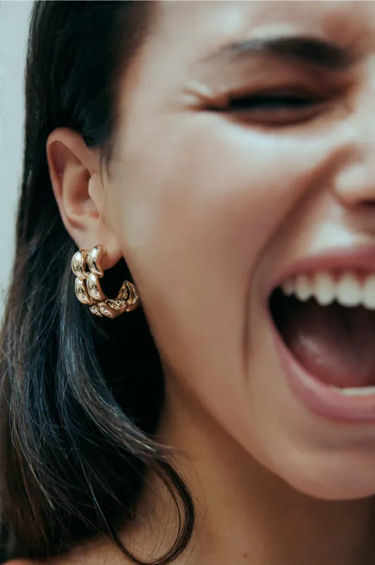 Imbued Link Hoop sold by Aje