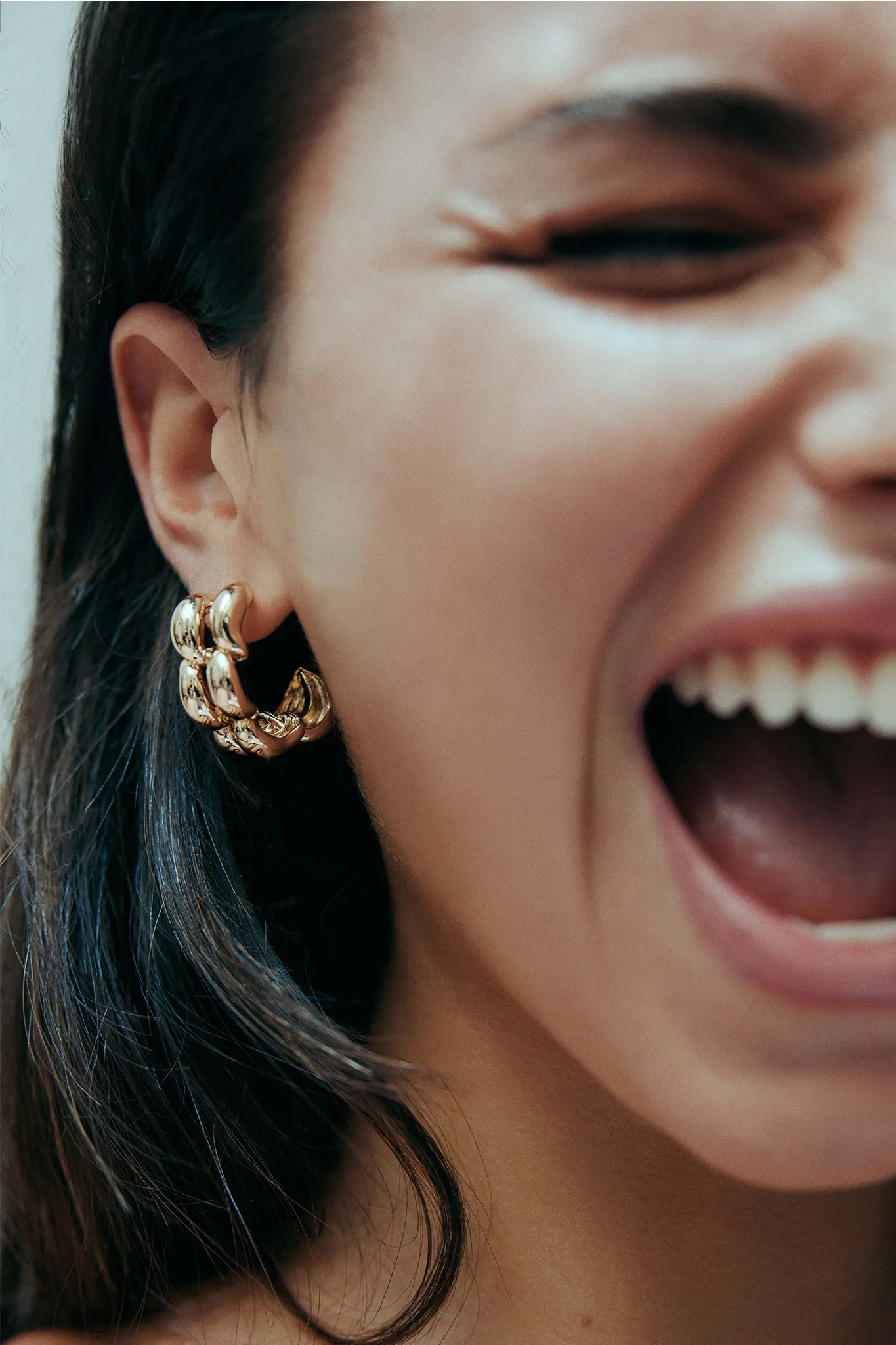 Imbued Link Hoop sold by Aje