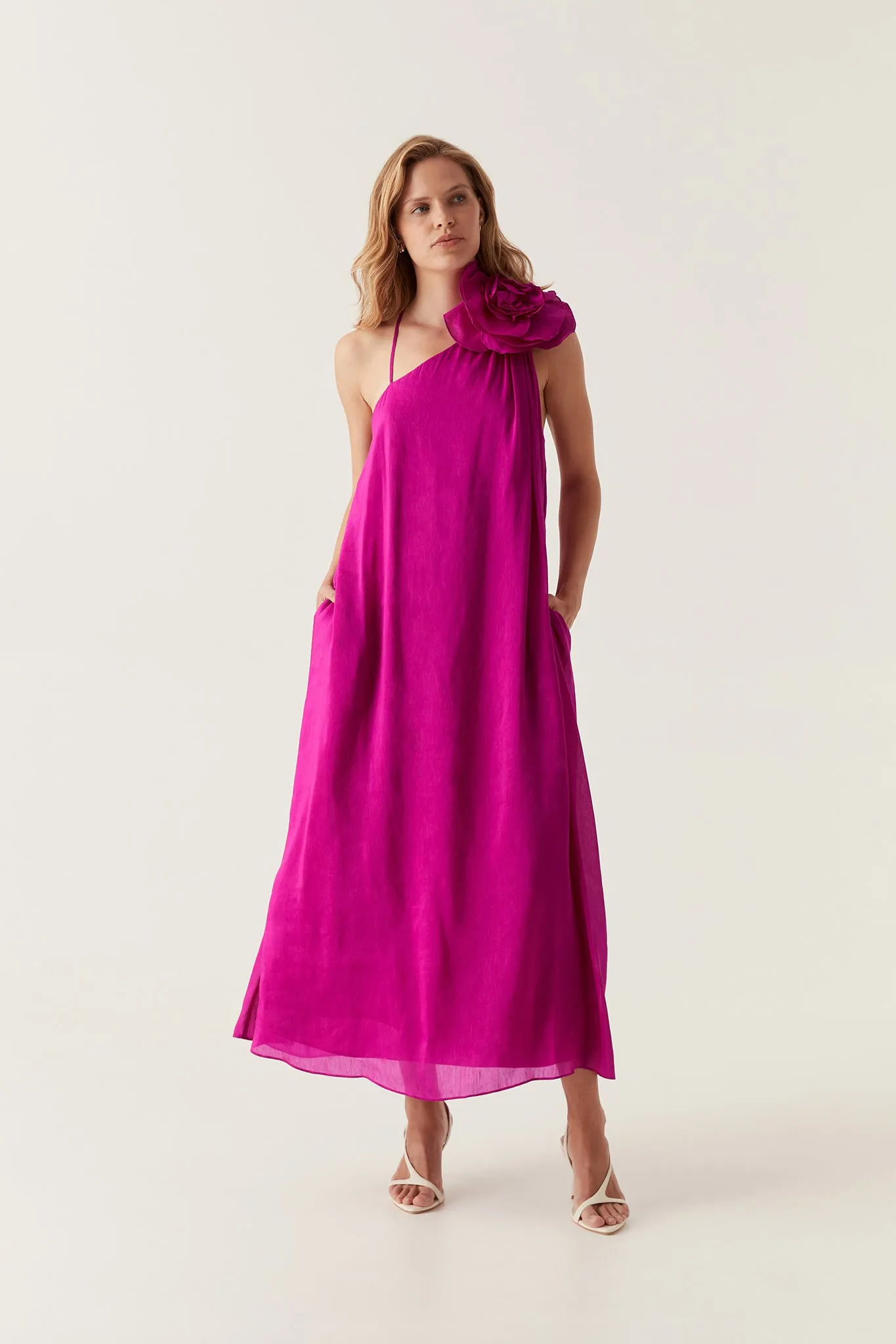 Quintessa Flower Midi Dress sold by Aje product image thumbnail 3