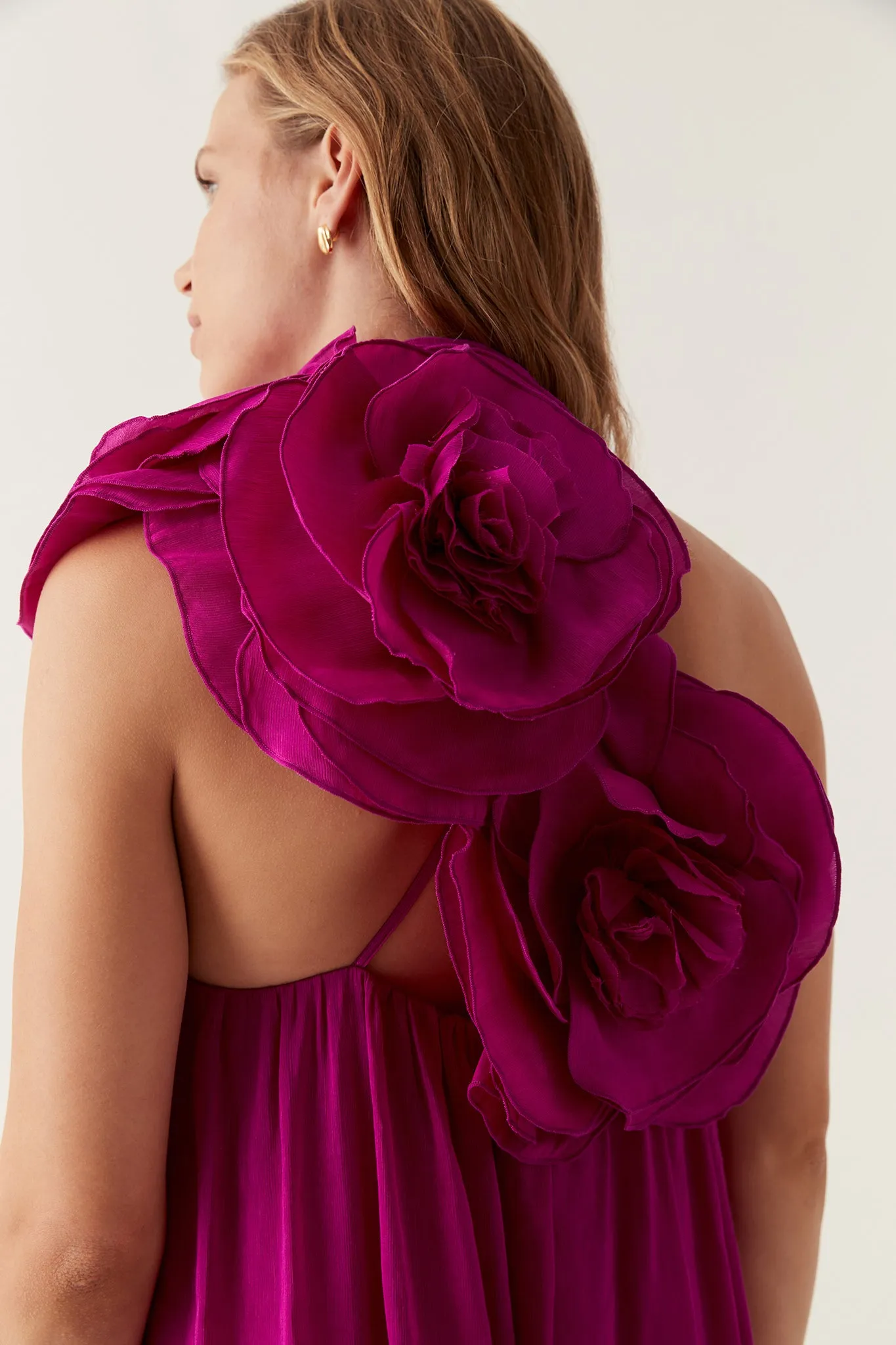 Quintessa Flower Midi Dress sold by Aje product image thumbnail 4