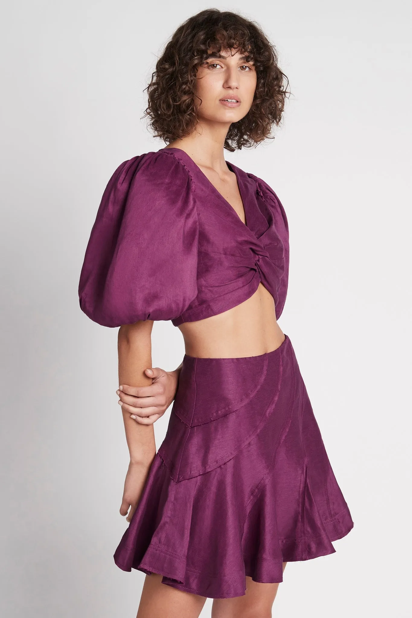 Admiration Flip Mini Skirt sold by Aje product image thumbnail 4