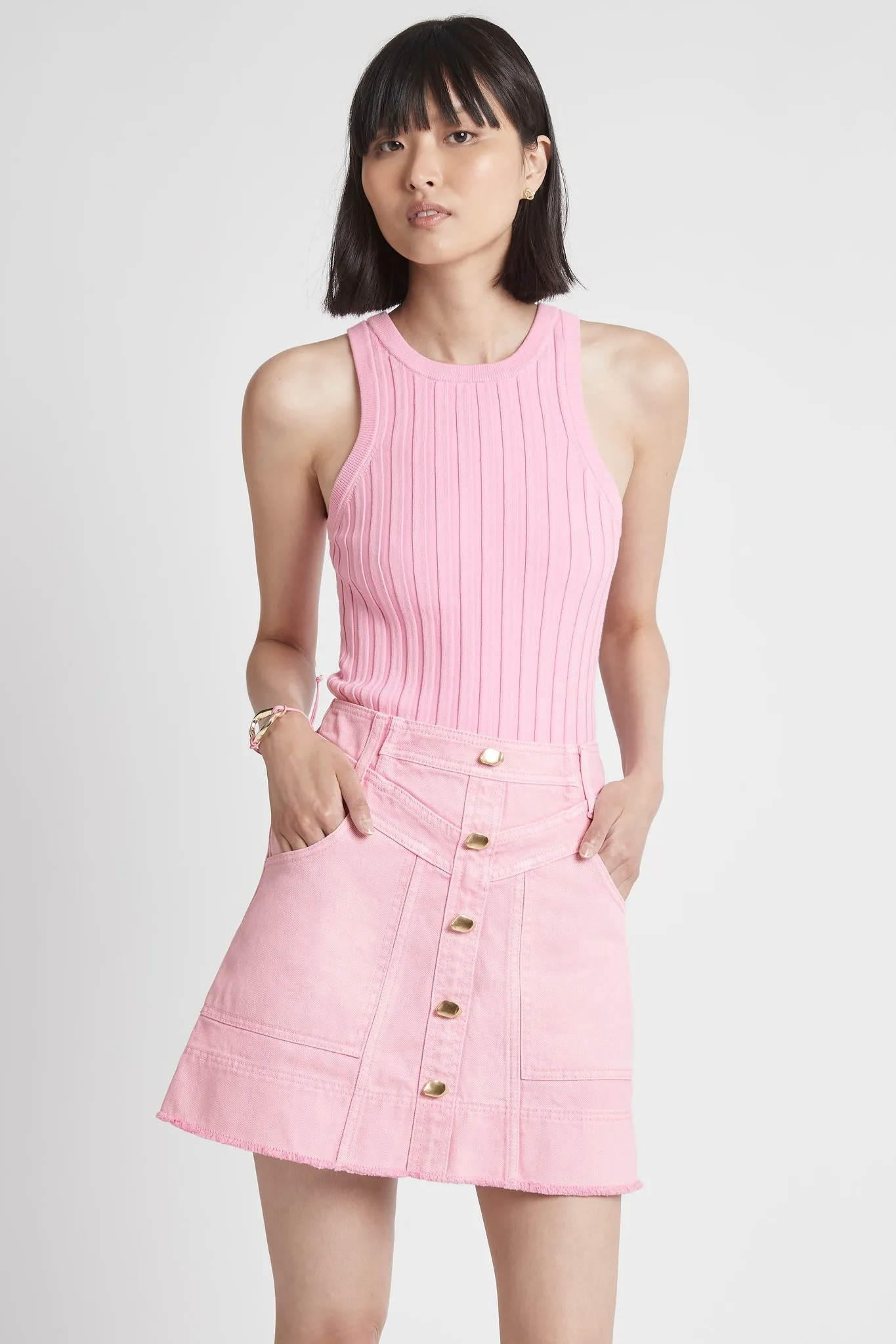 Triada Denim Mini Skirt sold by Aje product image thumbnail 3