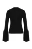 Flute Bell Sleeve Knit Top sold by Aje