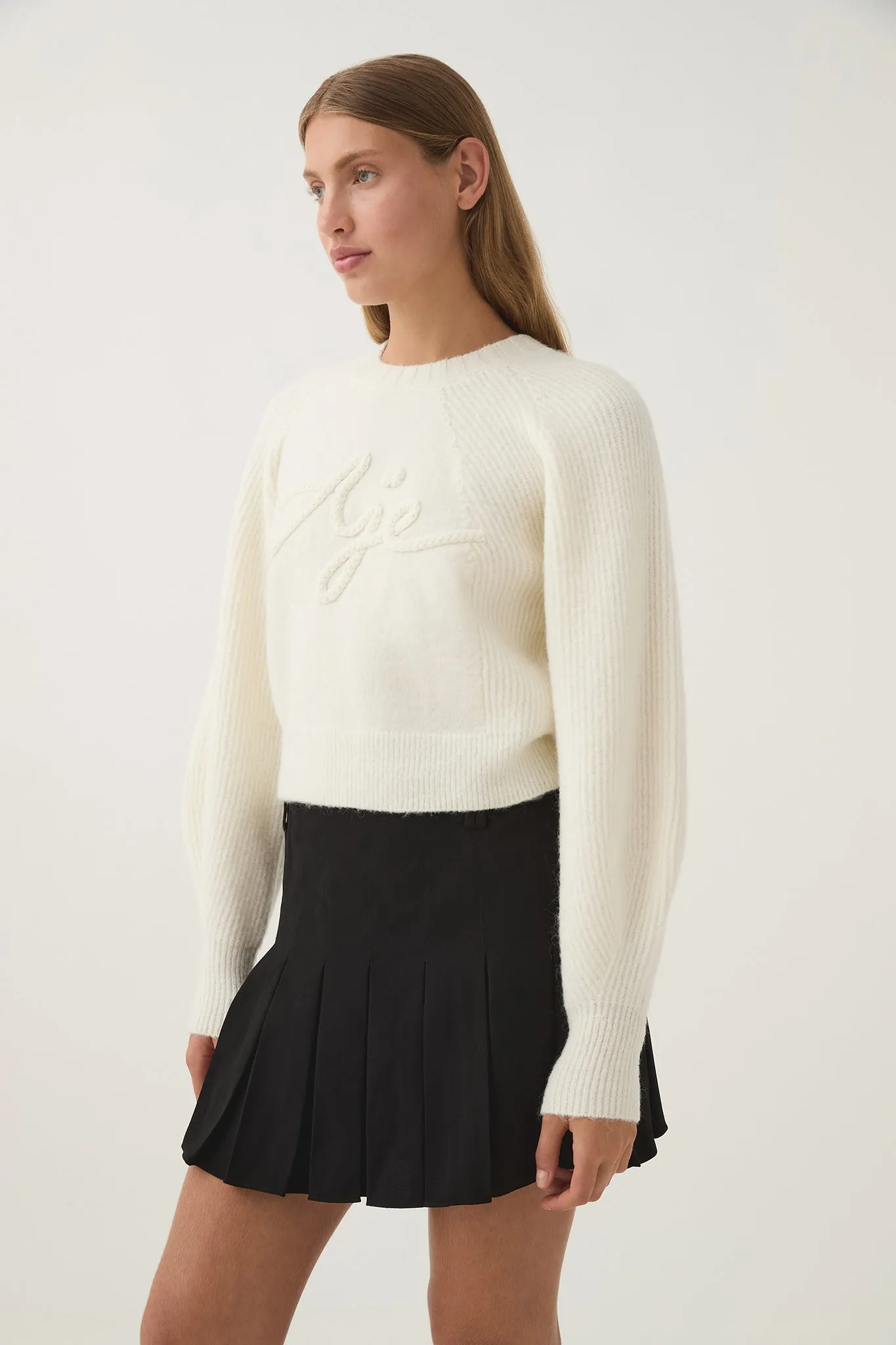 Pinnacle Logo Knit sold by Aje product image thumbnail 5