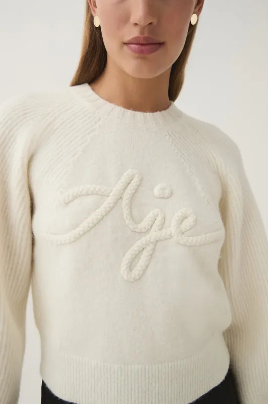 Pinnacle Logo  Knit sold by Aje