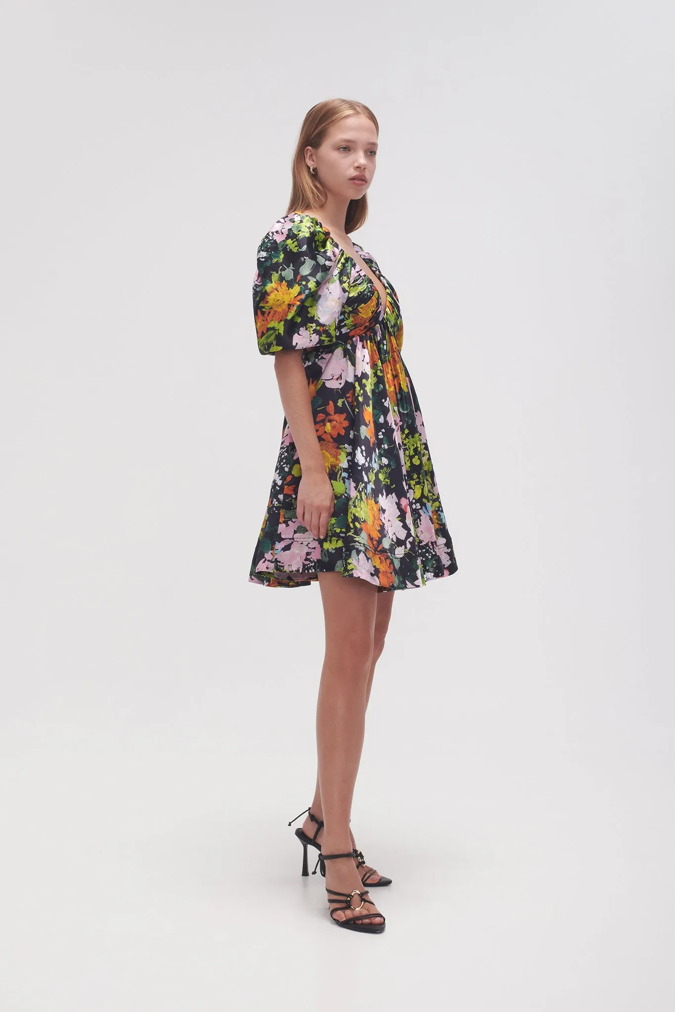 Gabrielle Plunge Mini Dress sold by Aje product image thumbnail 5