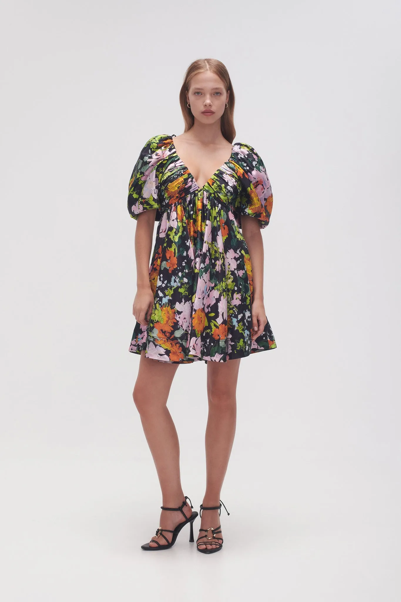 Gabrielle Plunge Mini Dress sold by Aje product image thumbnail 3